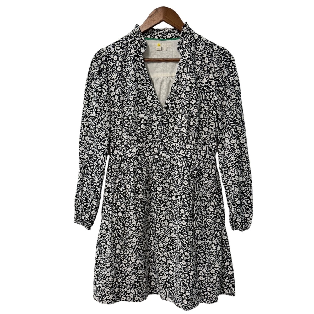 Boden Dress Mini Womens 8P Ditsy Floral Pockets Cottagcore Feminine Modest Garde